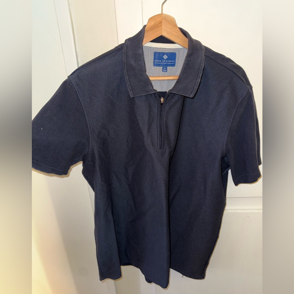 Navy Blue Men's Polo Shirt